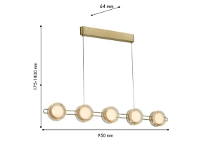 Второе фото. Люстра подвесная FAVOURITE Yo-Yo