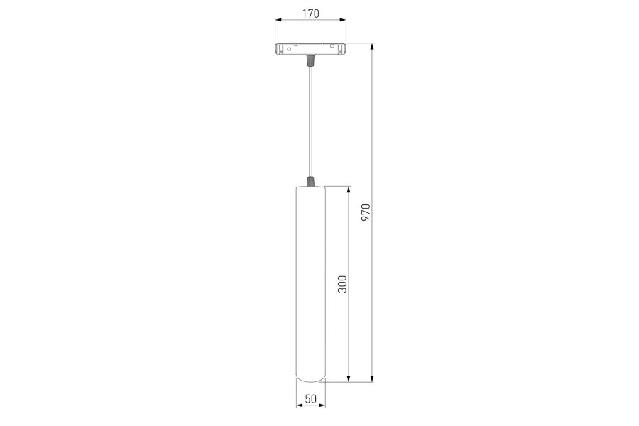 Трековый светильник Slim Magnetic P01 (изображение №12)