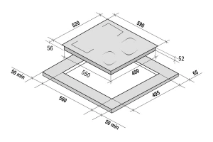 Второе фото. Индукционная варочная панель KRONAsteel KRIH35 MYSTERIUM