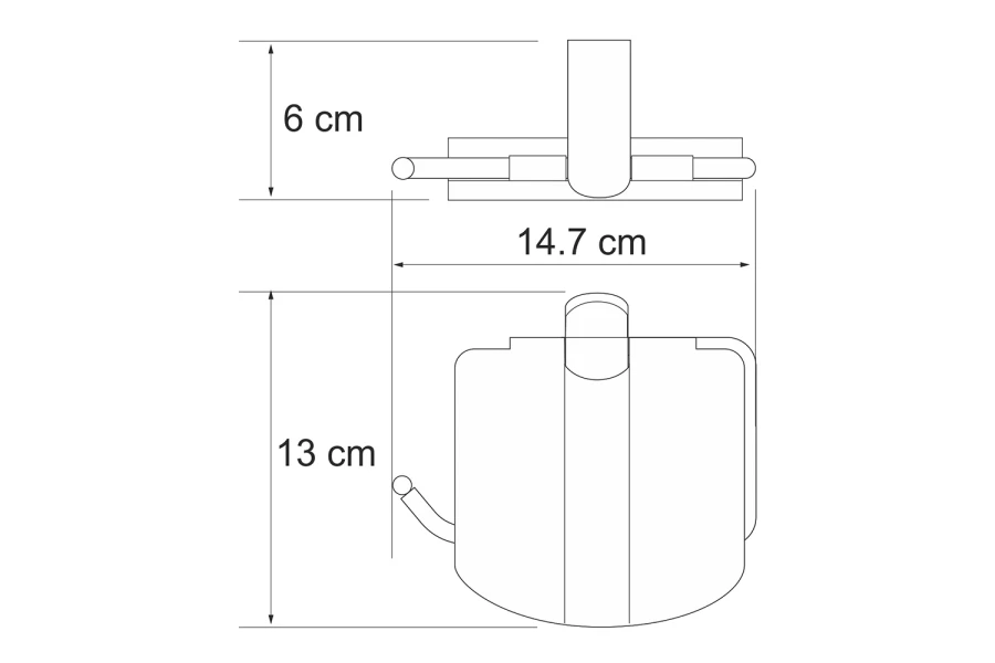 Держатель туалетной бумаги WasserKRAFT Berkel (изображение №2)