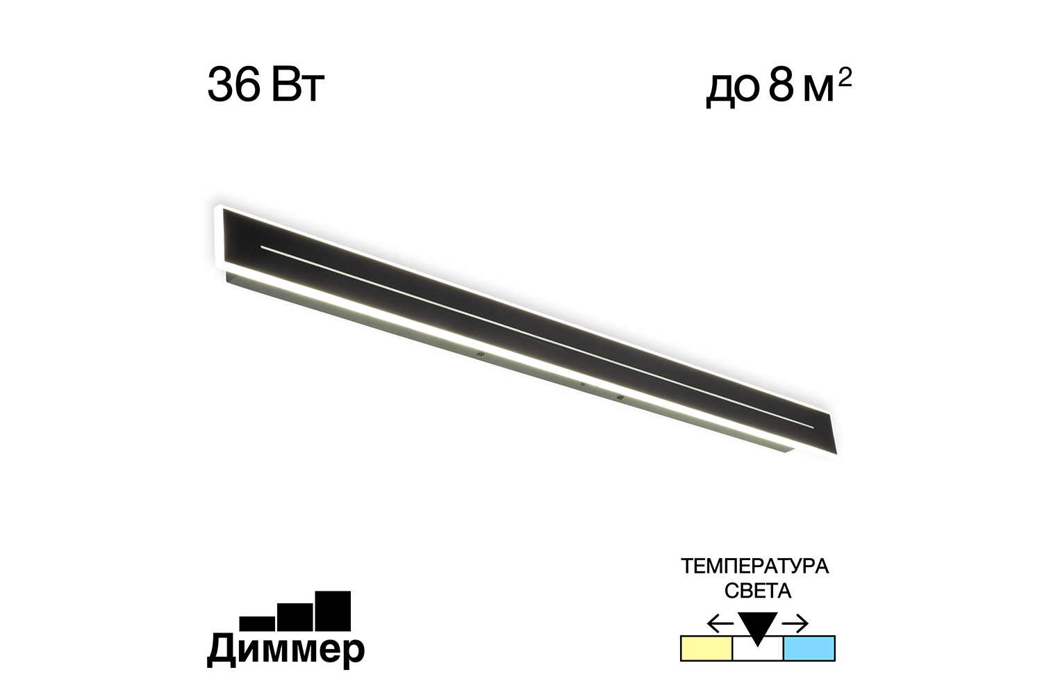 Светильник настенно-потолочный Тринити