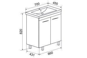 Второе фото. Тумба напольная Рокард