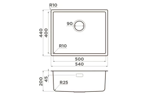 Второе фото. Мойка врезная OMOIKIRI Tadzava