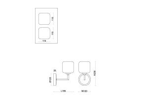 Второе фото. Бра FREYA Tender