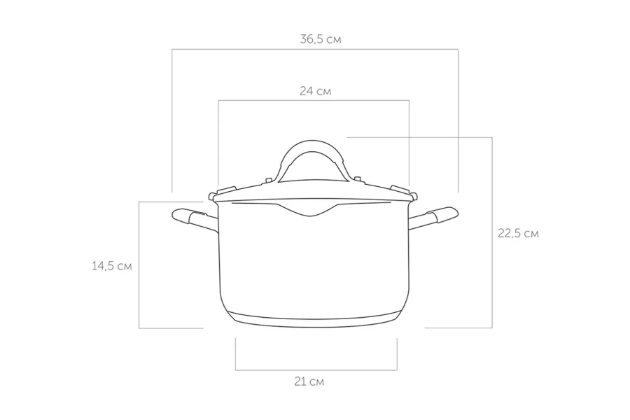 Кастрюля с крышкой NADOBA Nita (изображение №10)