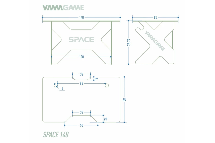 Игровой компьютерный стол VMMGAME Space 140 Light White (изображение №12)