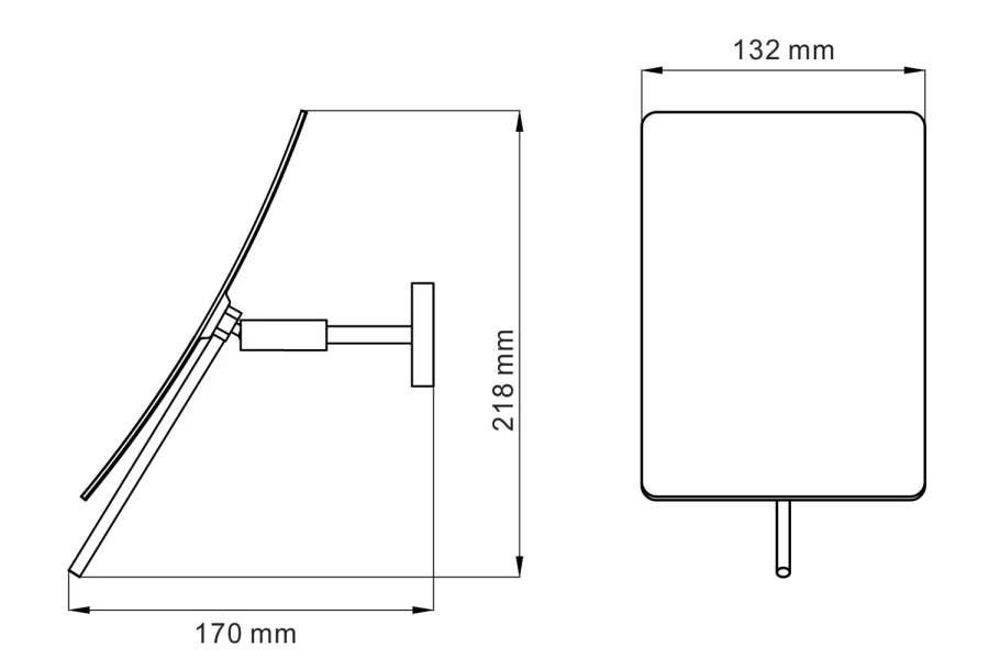 Зеркало WasserKRAFT K-1001 Настенное (изображение №2)