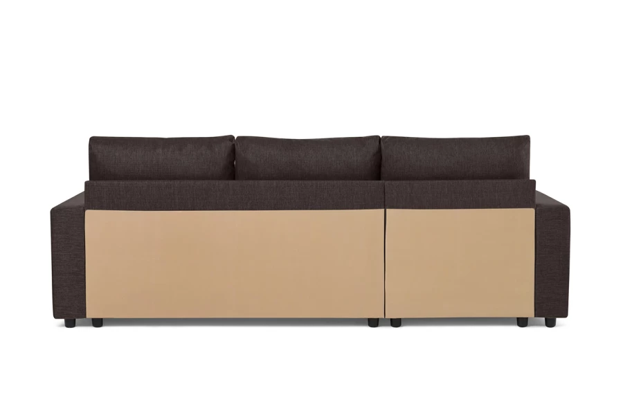 Угловой диван-кровать - аналог IKEA VILASUND, 235х90х155 см, коричневый (изображение №15)