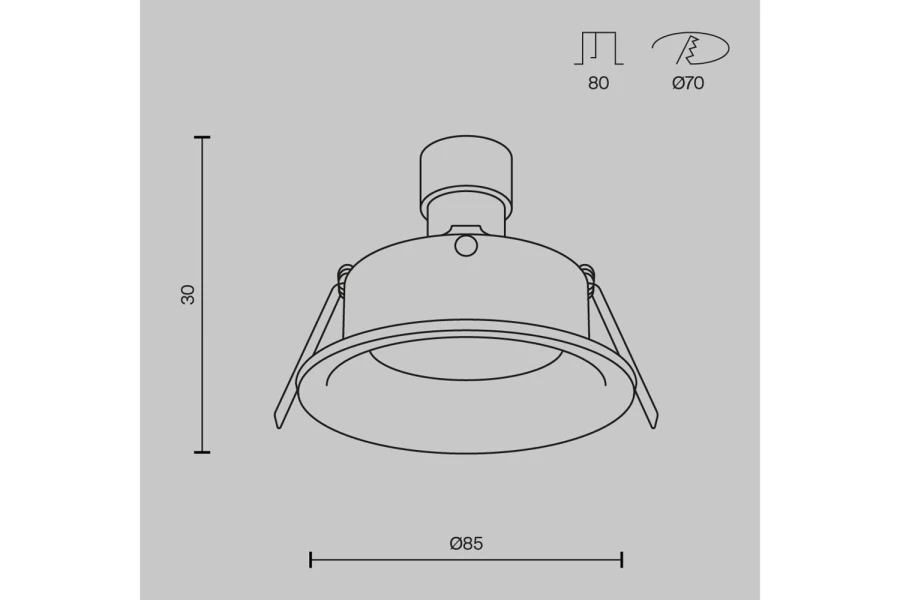Светильник встраиваемый Downlight Slim (изображение №11)