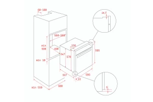 Второе фото. Электрический духовой шкаф Teka HRB 6400