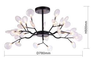 Второе фото. Люстра подвесная Skein 2480-10P 23 кв.м