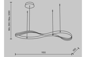 Второе фото. Светильник подвесной MAYTONI Modern Plons