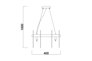 Второе фото. Светильник подвесной FREYA Modern