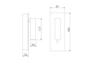 Второе фото. Светильник настенный Tuo