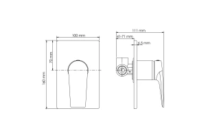 Смеситель для душа WasserKRAFT Aisch 5551