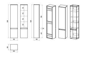 Второе фото. Шкаф-пенал Victory