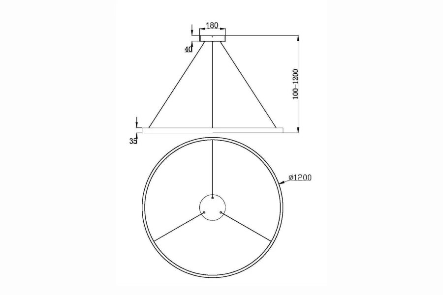 Светильник подвесной MAYTONI Modern Rim (изображение №10)