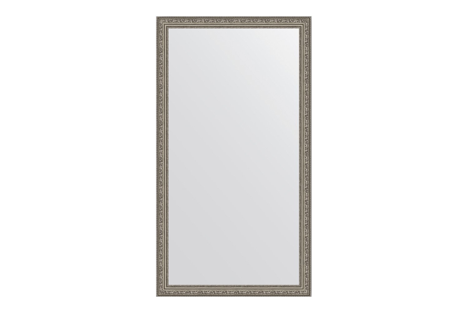 Зеркало в раме виньетка состаренное серебро