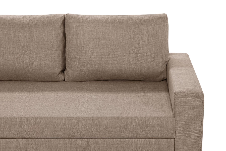 Угловой диван-кровать - аналог IKEA VILASUND, 235х90х155 см, бежевый (изображение №6)