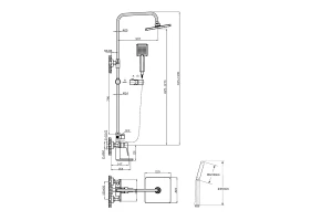 Второе фото. Душевая система AGGER Brilliant