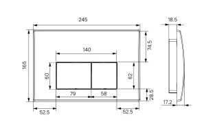 Второе фото. Инсталляция с клавишей смыва IDDIS Optima home