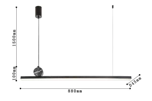 Второе фото. Люстра подвесная LED Firmato