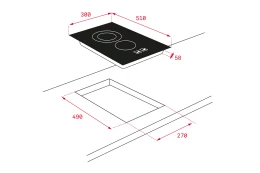 Электрическая панель Teka TBC 32010 TTC BLACK