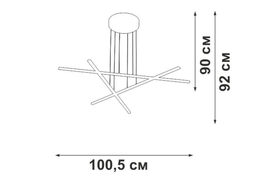 Светильник подвесной LED VITALUCE V3051-1/3S (изображение №5)