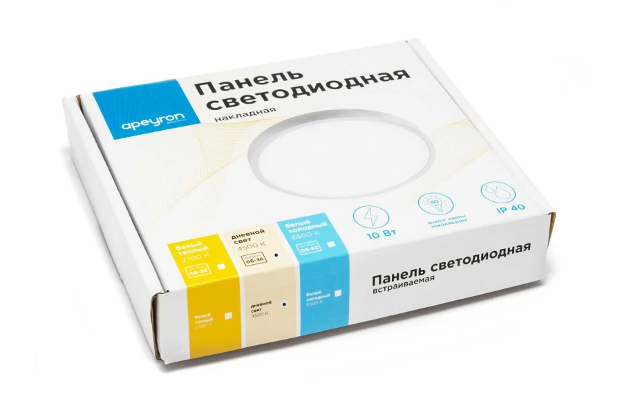 Светодиодная панель накладная LED Apeyron electrics 06-36 (изображение №8)