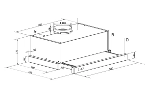 Второе фото. Вытяжка LEX Hogan 500