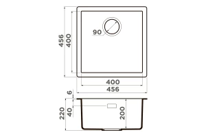 Второе фото. Мойка врезная Yamakawa