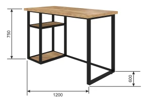 Второе фото. Письменный стол Лофт