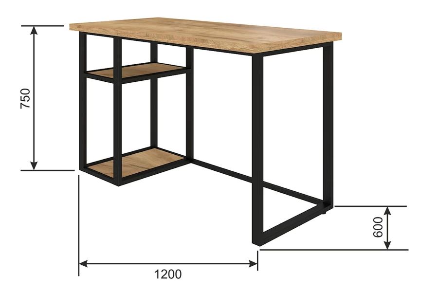 Письменный стол Лофт (изображение №6)