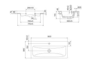 Второе фото. Умывальник IDDIS 350