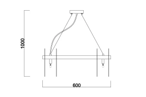 Второе фото. Светильник подвесной FREYA Modern