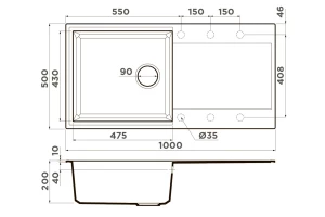 Второе фото. Мойка врезная Sakaime