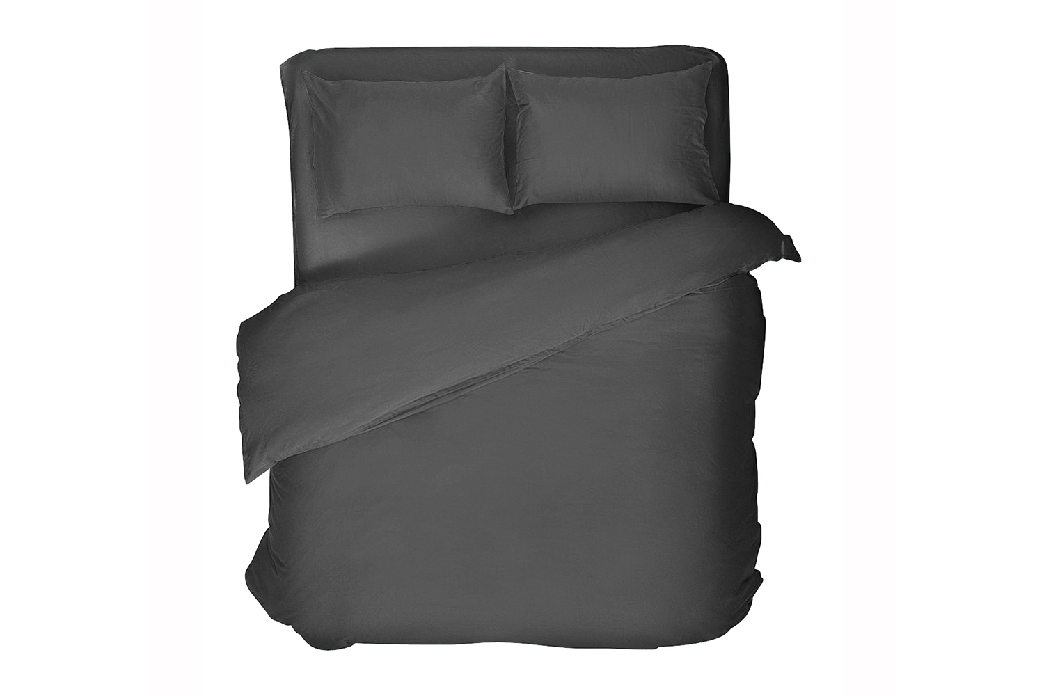 Простыня Sateen Graphite