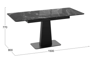 Второе фото. Стол обеденный раздвижной Бридж