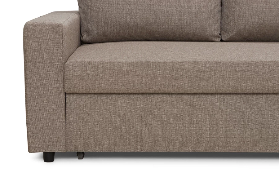 Угловой диван-кровать - аналог IKEA VILASUND, 235х90х155 см, бежевый (изображение №10)