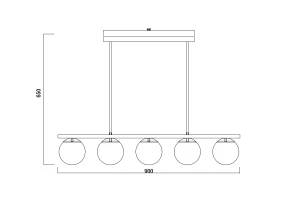 Второе фото. Светильник подвесной FREYA Modern