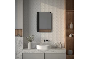 Второе фото. Зеркало с LED-подсветкой Aura