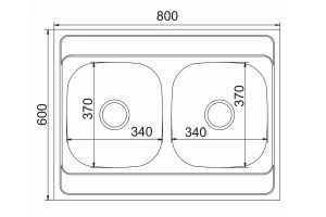 Второе фото. Мойка накладная MIXLINE 528171