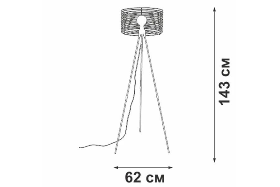 Светильник напольный V3099-1/1P (изображение №5)