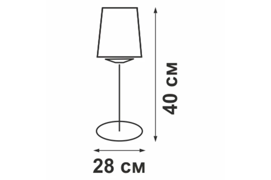 Лампа настольная  VITALUCE V4198-7/1L (изображение №3)
