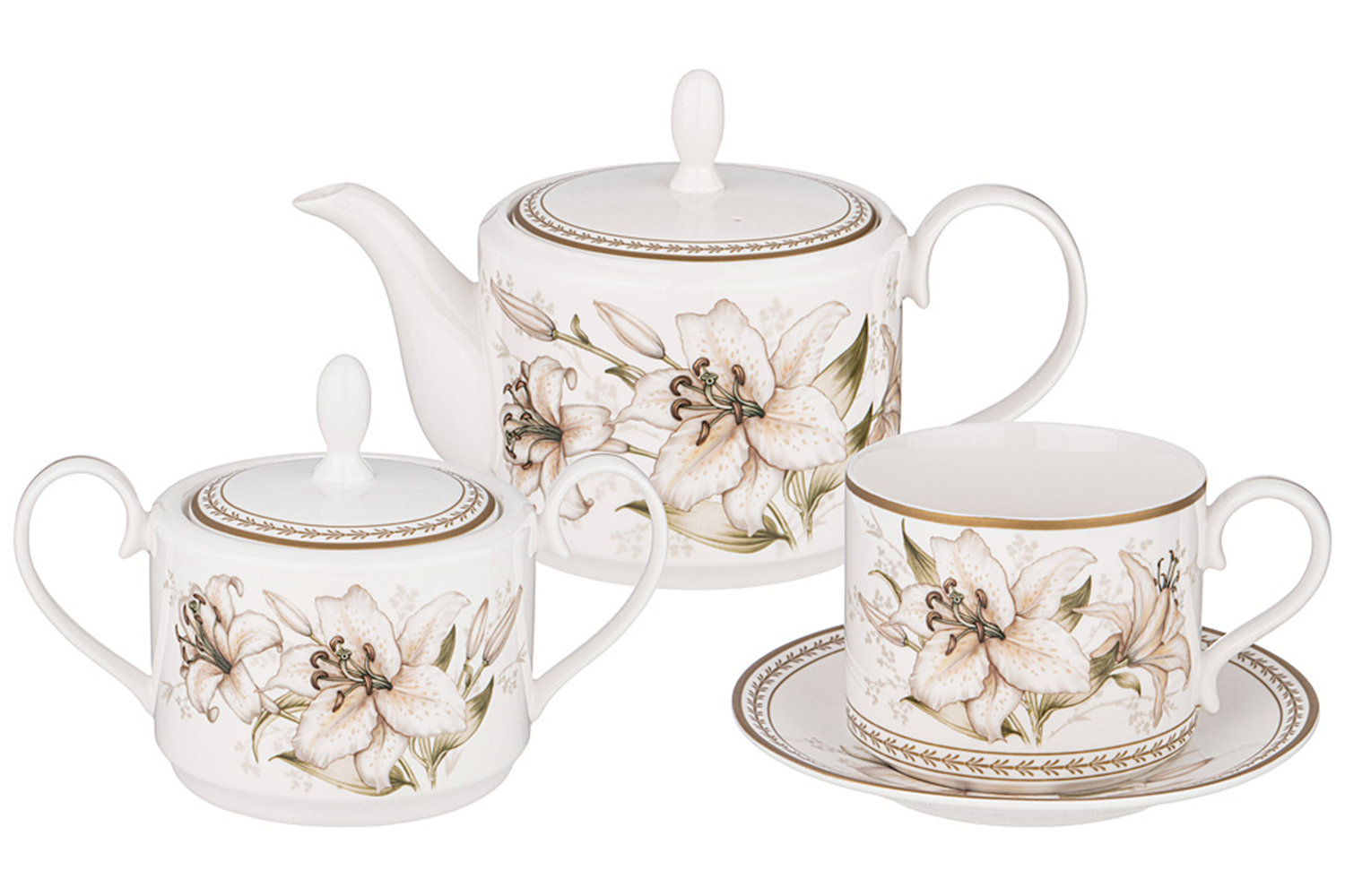 Чайный сервиз Lefard Lilies