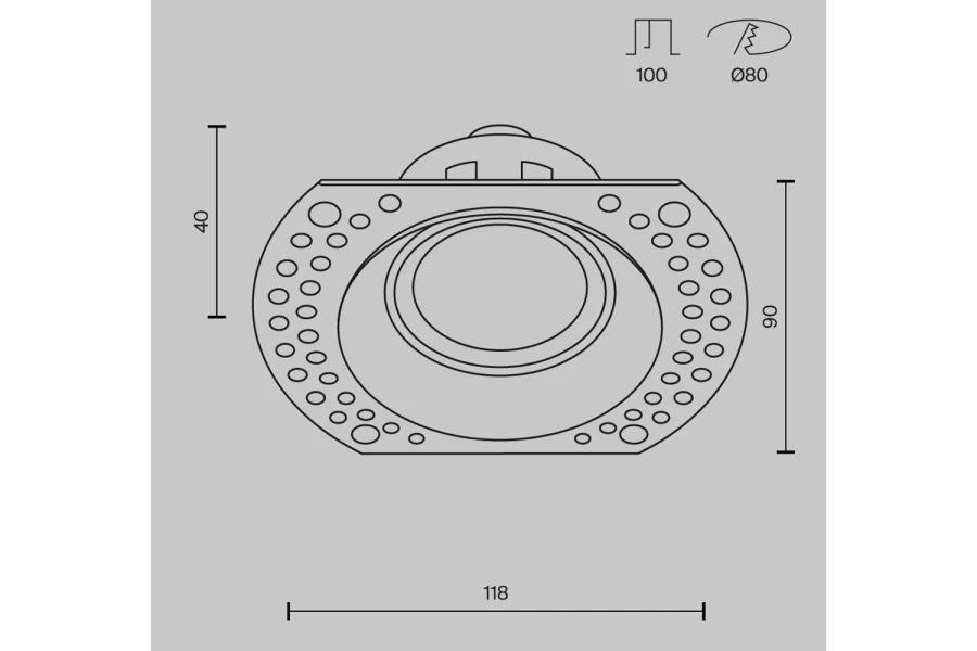 Светильник встраиваемый Downlight Dot (изображение №15)