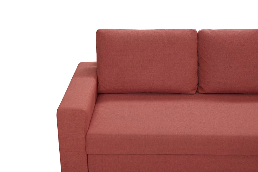 Угловой диван-кровать - аналог IKEA VILASUND, 235х90х155 см, розовый (изображение №10)