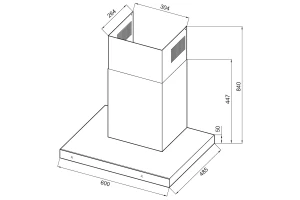 Второе фото. Вытяжка KRONAsteel Krhd235