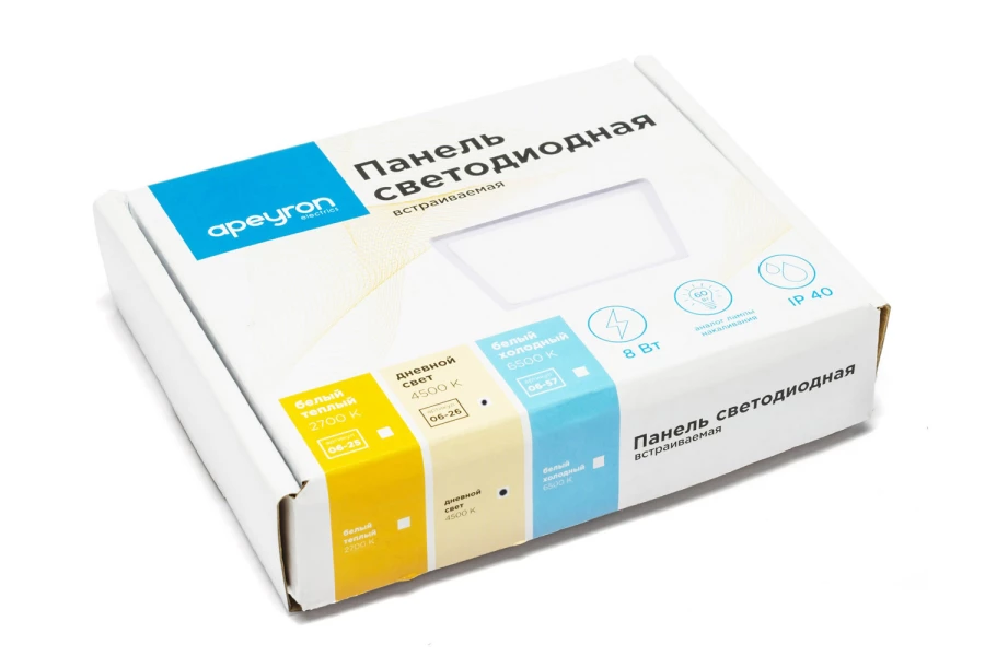 Светодиодная панель встраиваемая LED Apeyron electrics 06-26 (изображение №8)
