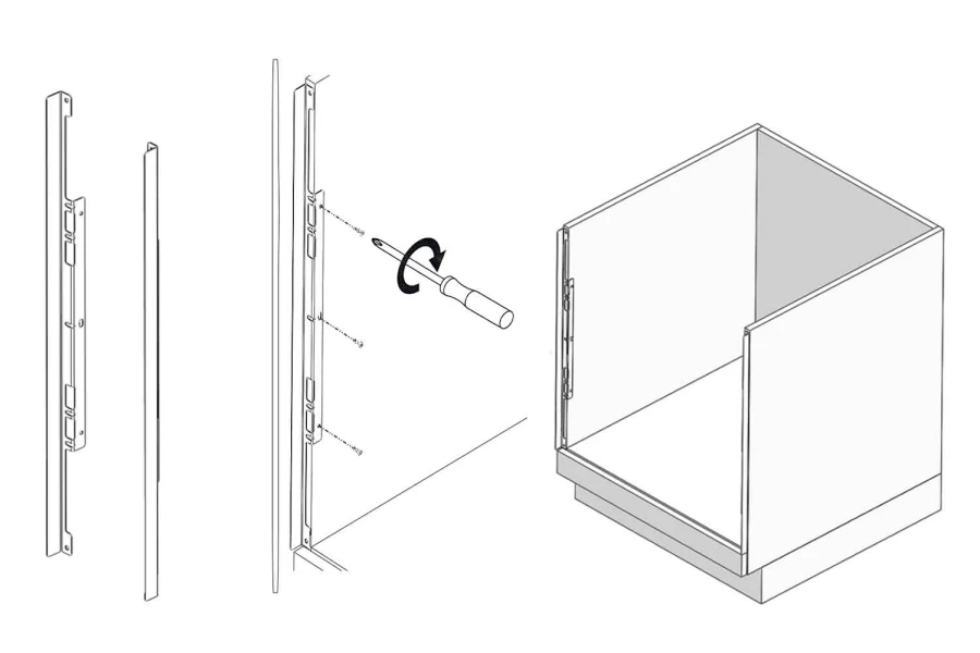 Планки термоизоляционные для шкафов под духовку TPU-26 серый (изображение №2)